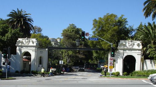 west entrance of Bel Air